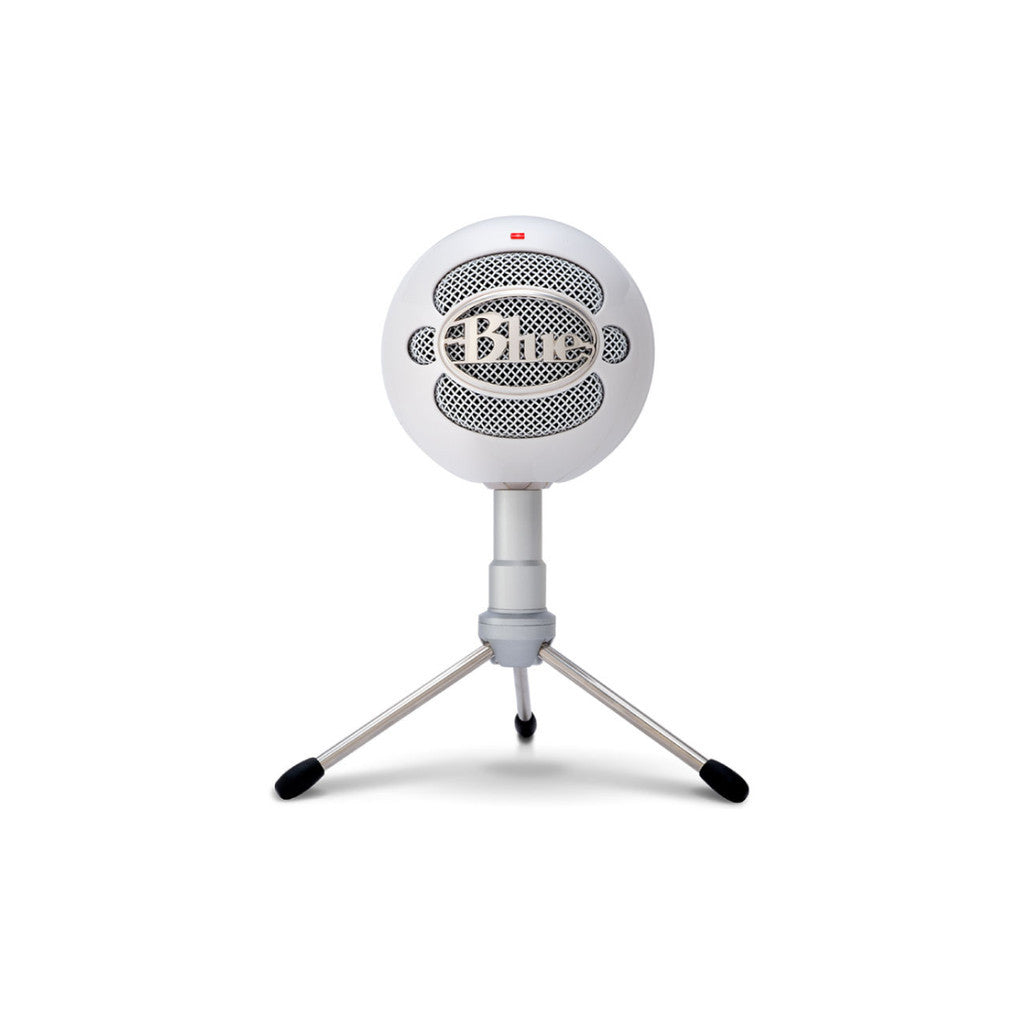 LOGITECH BLUE SNOWBALL ICE WHITE USB MICROPHONE ไมโครโฟนสตรีมมิ่ง เสียบแล้วใช้งานได้เลย