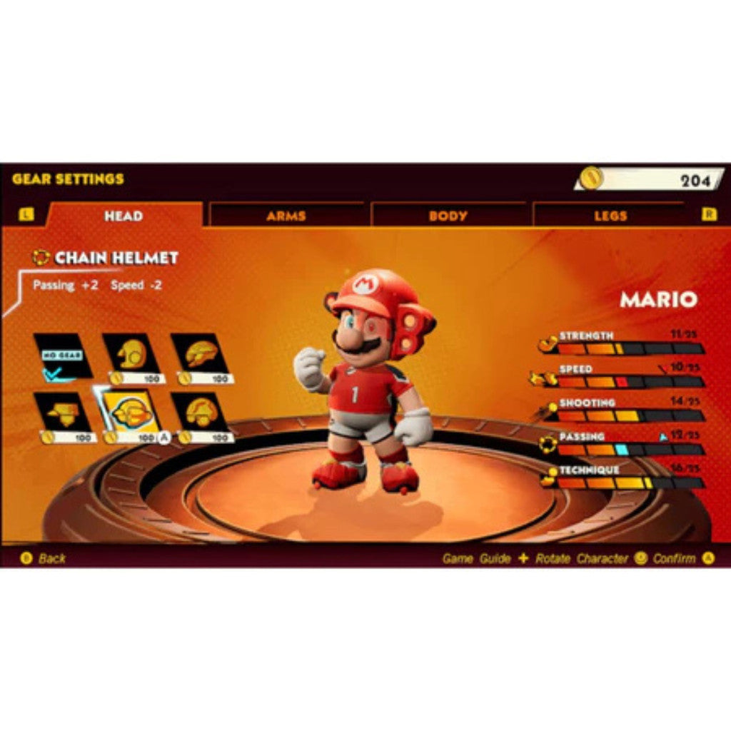 NINTENDO SWITCH Mario Strikers : Battle League ตลับเกม แผ่นเกม มือหนึ่ง