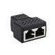 หัวต่อสาย LAN RJ45 1:2 หัวต่อแยกสายแลนเข้า 1 ออก 2 เส้น (ใช้ได้ทีละช่อง)
