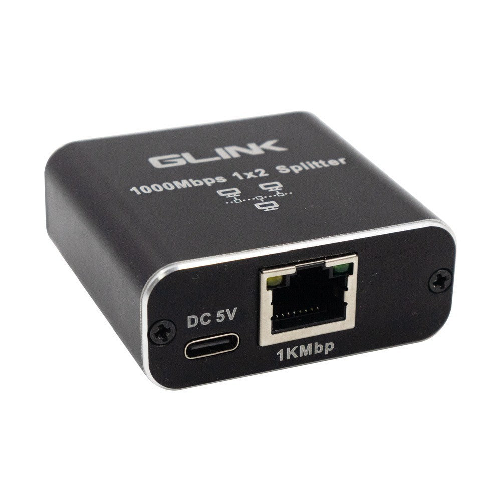 GLINK GLSP-015 NETWORK CABLE SPLITTER 1000Mbps ตัวต่อขยายสายแลน 1 ออก 2