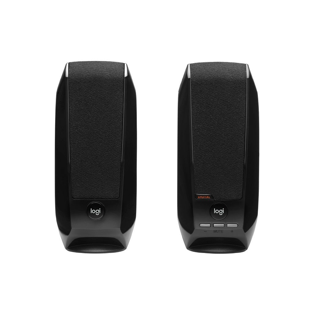 Logitech S150 USB Stereo Speakers ลำโพงสเตอริโอ ดีไซน์เล็กกะทัดรัดสำหรับเดสก์ท็อปหรือแล็ปท็อป