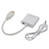 หัวแปลงพอร์ต HDMI TO VGA+AUX(สีขาว) แถมสายAUX Converter Adapter