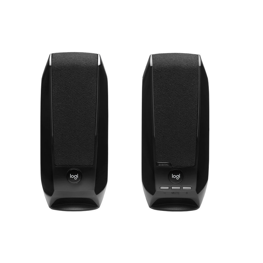 Logitech S150 USB Stereo Speakers ลำโพงสเตอริโอ ดีไซน์เล็กกะทัดรัดสำหรับเดสก์ท็อปหรือแล็ปท็อป