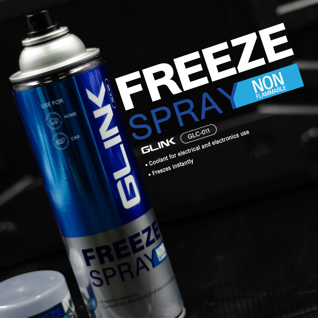 GLINK GLC011 GLC-011 550ML Freeze Spray สเปรย์ 0 องศา แบบไม่ติดไฟ เย็นทันที แห้งไว