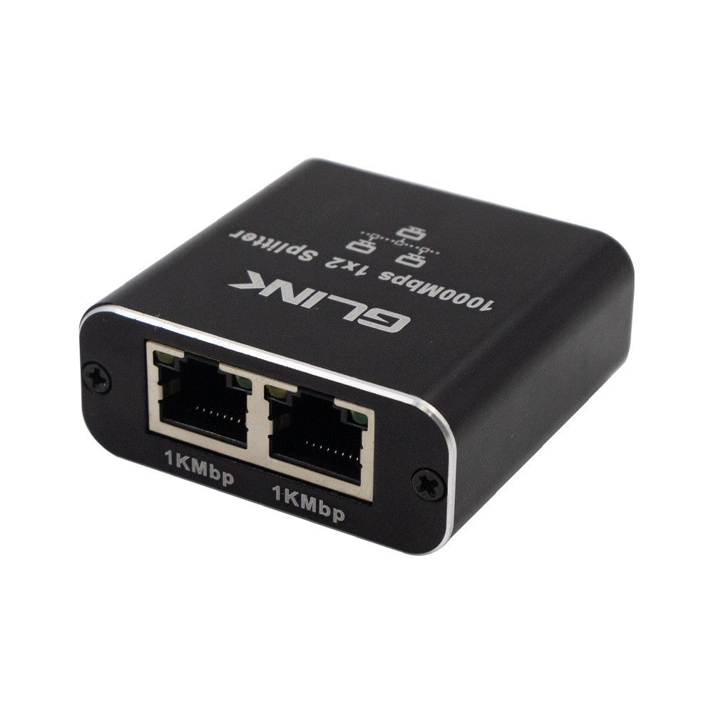 GLINK GLSP-015 NETWORK CABLE SPLITTER 1000Mbps ตัวต่อขยายสายแลน 1 ออก 2