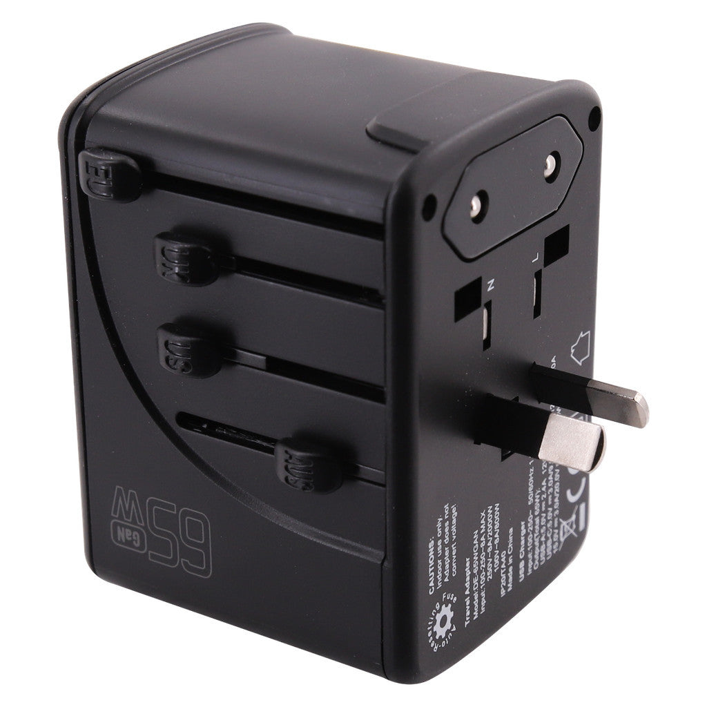 Toshino ปลั๊กแปลง3in1 PD65WGAN รุ่น DE-65WGAN รับประกัน 1 ปี