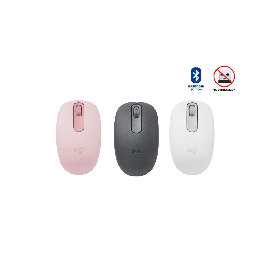 LOGITECH รุ่น M196 BLUETOOTH WIRELESS MOUSE เมาส์บลูทูธไร้สาย ไม่มี USB RECEIVER