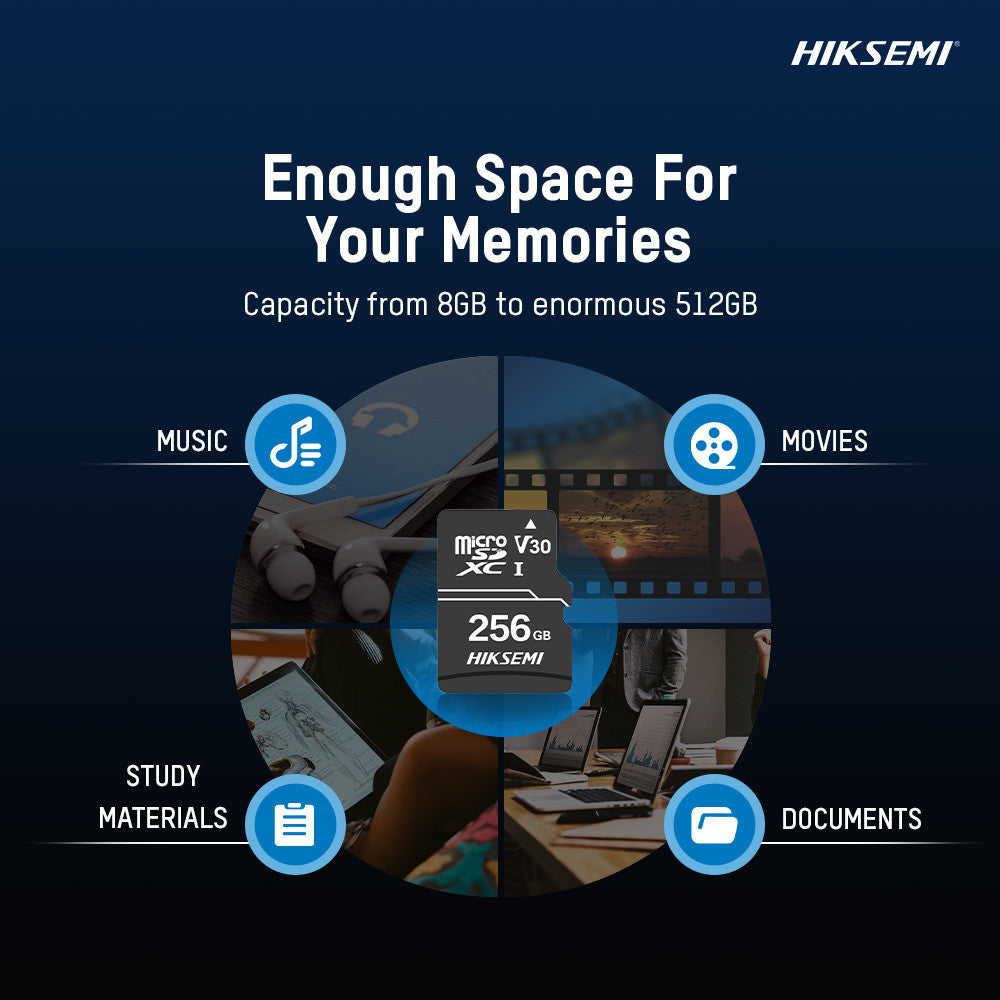 HIKSEMI NEO ADAPTER  C1 64GB - 256GB HIGH SPEED MICRO CARD CLASS 10 MEMORY CARD WARRANTY 7 YEARS
