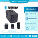 Toshino ปลั๊กแปลง3 TYPE C+1 USB PD140W Gan รุ่น DE-140WGAN ประกัน 1 ปี