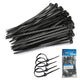 GLINK สายเคเบิลไทร์ สีดำ GCT-03 8" 0.18x8 INCH BLACK CABLE TIE 100ชิ้น/แพ็ค