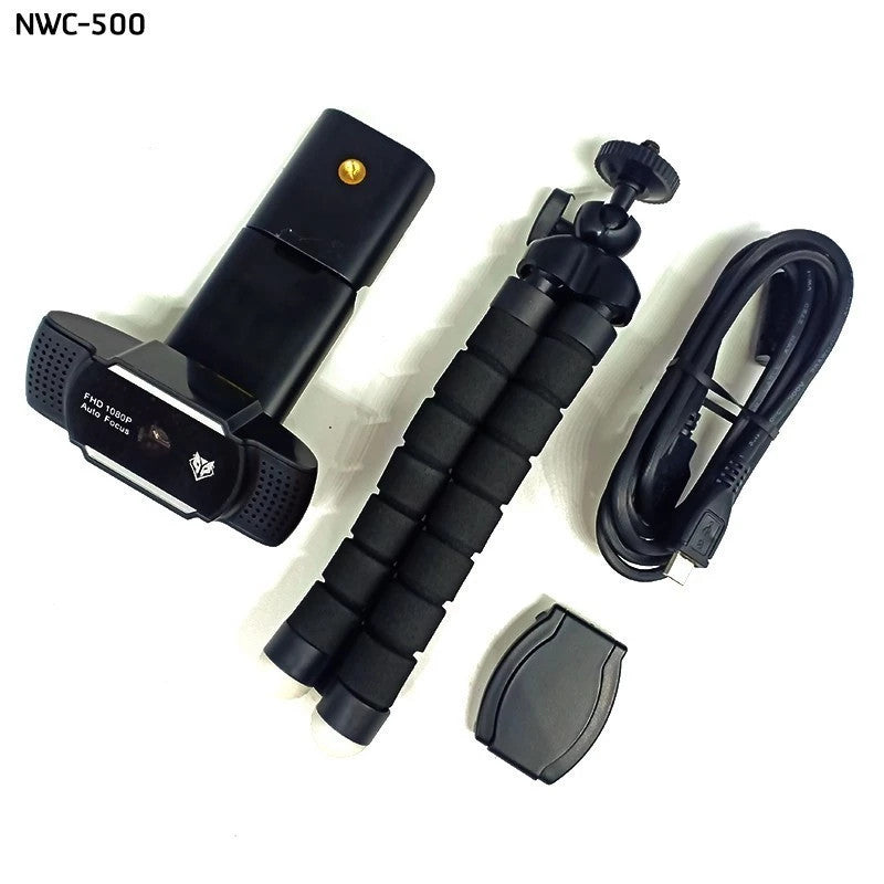 NUBWO NWC-500 กล้อง Webcam FULL HD (Black)