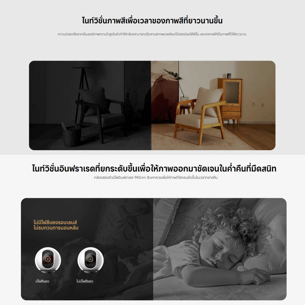 Xiaomi Smart Camera C500 Dual กล้องวงจรปิด CCTV ภาพคมชัดระดับ 2.5K รับประกัน 1 ปี
