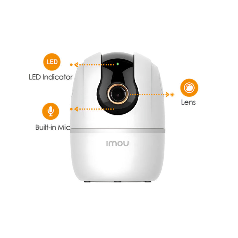 IMOU A2 5MP กล้องวงจรปิด มีฟังชั่นจับภาพตามคน ประกัน 2 ปี