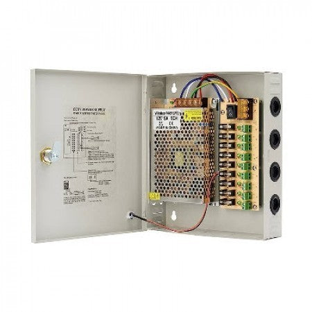 GLINK GIPS-005 12V10A SWITCHING POWER SUPPLY + BOX ใช้สำหรับกล้องวงจรปิดเท่านั้น