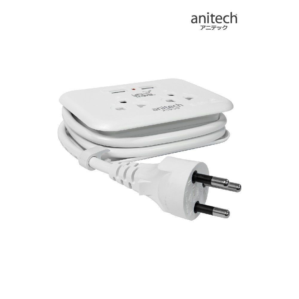 ANITECH H9022 แอนิเทค ปลั๊กไฟพกพา สายยาว 1.1 เมตร