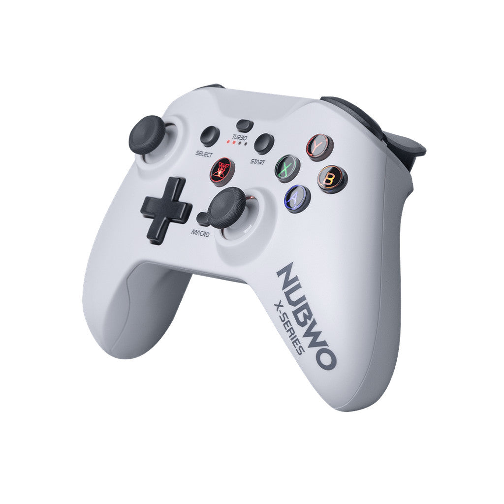 NUBWO NX-J3  WHITE TRI MODE GAMING CONTROLLER จอยเกมมิ่งไร้สาย
