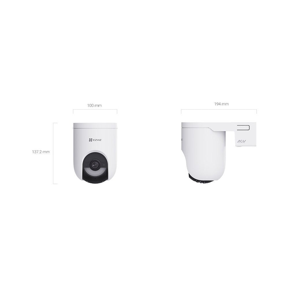 EZVIZ HB8 Lite + Solar Panel 5W SmartHome Battery Camera Kit กล้องวงจรปิดไร้สาย 2K (3MP)