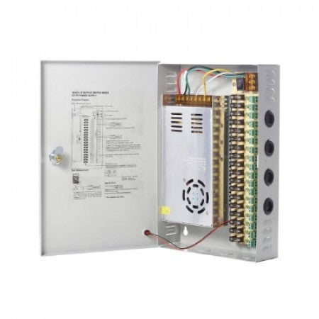 GLINK GIPS-007 12V 30A 18 ช่อง กล่อง SWITCHING POWER SUPPLY ใช้สำหรับกล้องวงจรปิดเท่านั้น