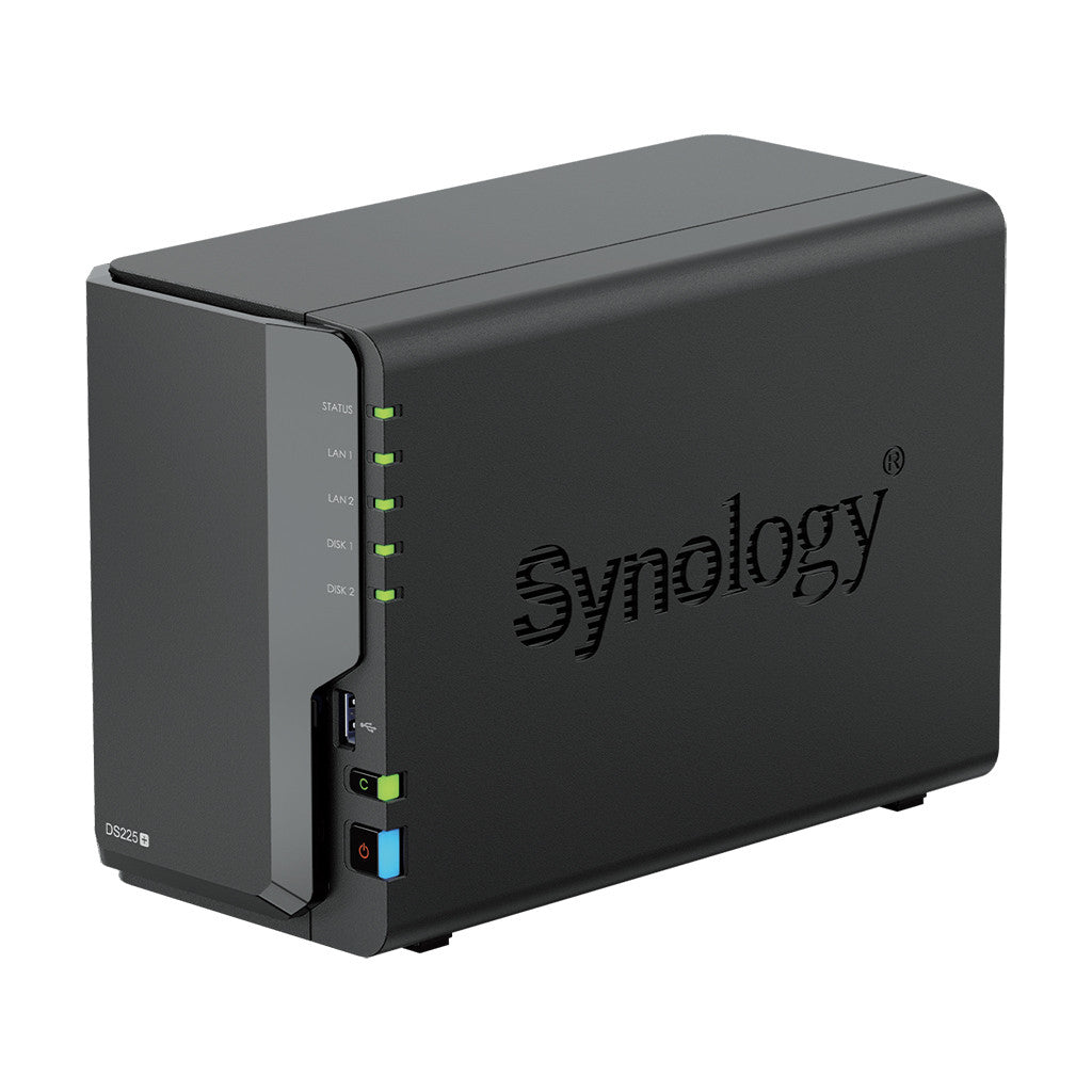 SYNOLOGY DiskStation DS225PLUS (SNG-DS225PLUS) (พื้นที่จัดเก็บข้อมูลขนาดกะทัดรัด)