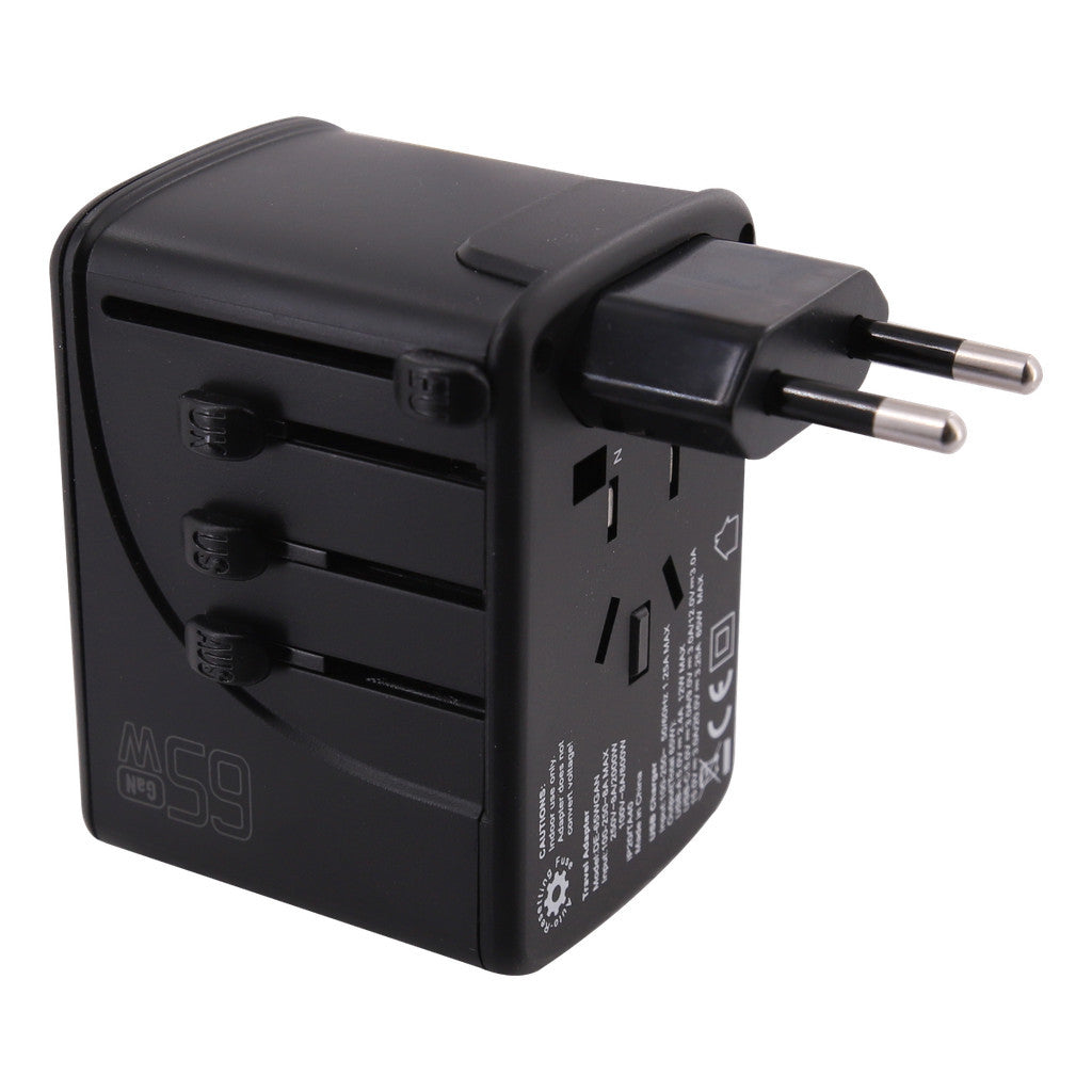 Toshino ปลั๊กแปลง3in1 PD65WGAN รุ่น DE-65WGAN รับประกัน 1 ปี