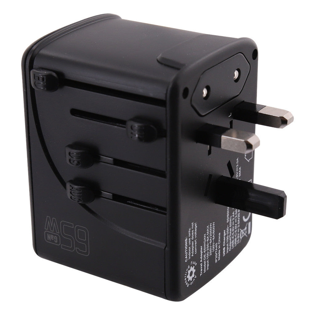 Toshino ปลั๊กแปลง3in1 PD65WGAN รุ่น DE-65WGAN รับประกัน 1 ปี