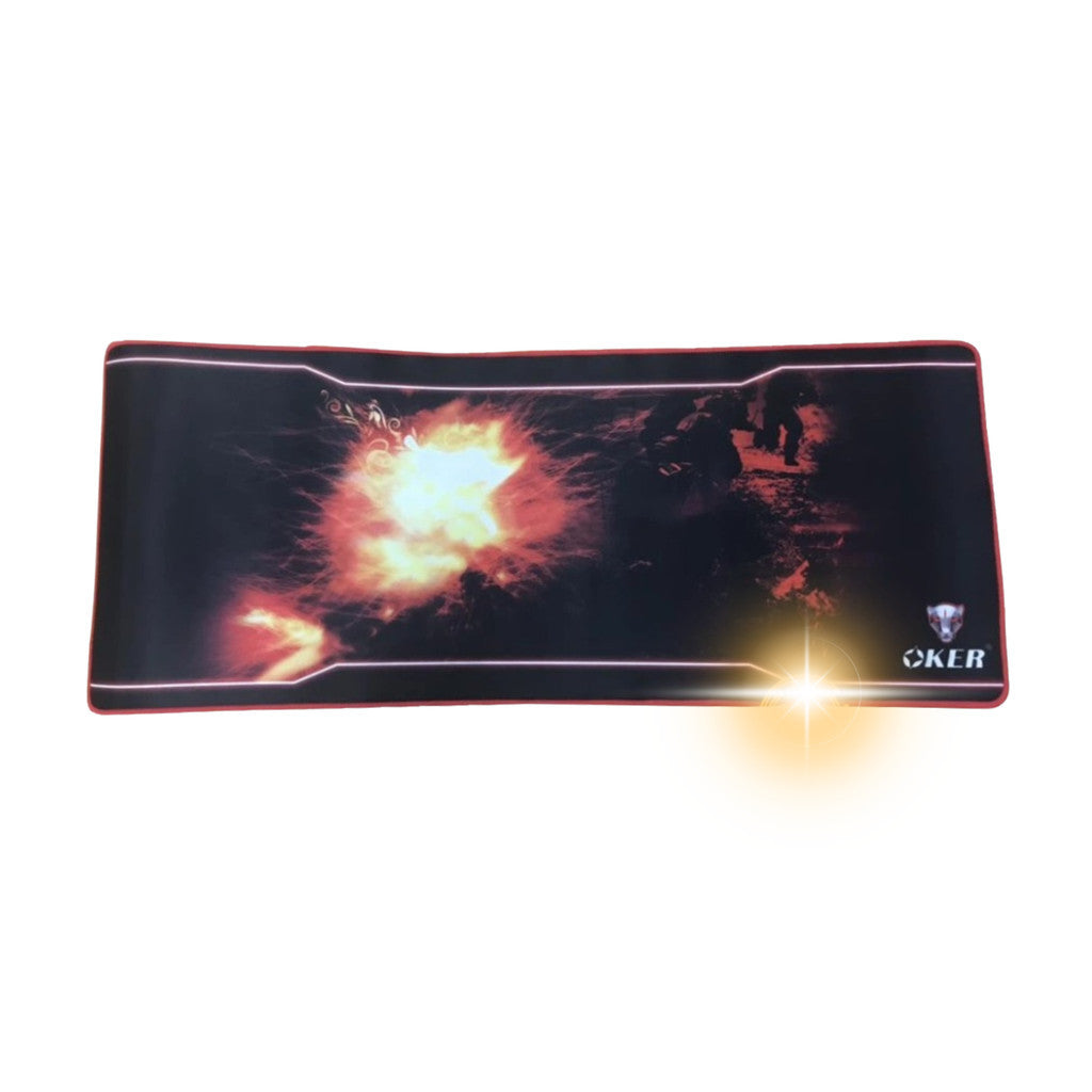 Mouse PAD (แบบผ้า) OKER PA-30B แผ่นรองเมาส์ขนาดใหญ่