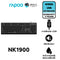 RAPOO NK1900 USB KEYBOARD คีย์บอร์ดทำงาน (KB-NK1900-BK) รับประกัน 2 ปี
