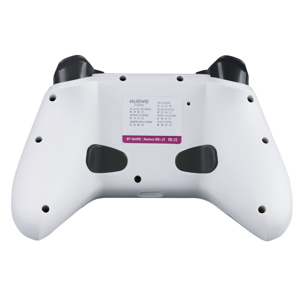 NUBWO NX-J3  WHITE TRI MODE GAMING CONTROLLER จอยเกมมิ่งไร้สาย