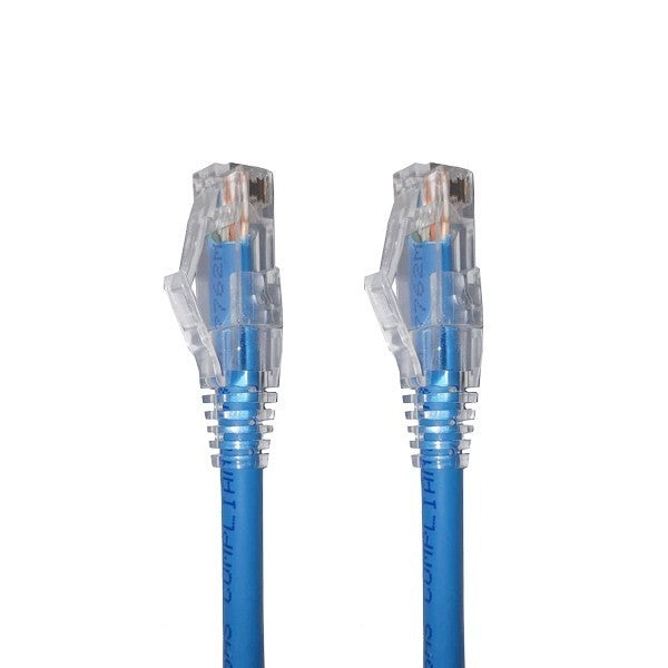 LINK US-5105LZ-4 สีฟ้ายาว 5 เมตร Blue 5M. CAT 6 RJ45 PATCH CORD LSZH LAN CABLE