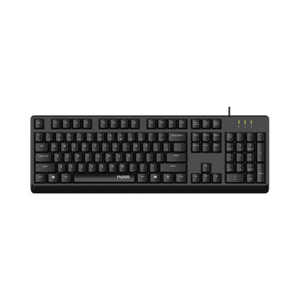 RAPOO NK1900 USB KEYBOARD คีย์บอร์ดทำงาน (KB-NK1900-BK)
