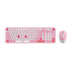 ANITECH OPA812 PINK WIRELESS COMBO KEYBOARD&MOUSE คีย์บอร์ด+เม้าส์