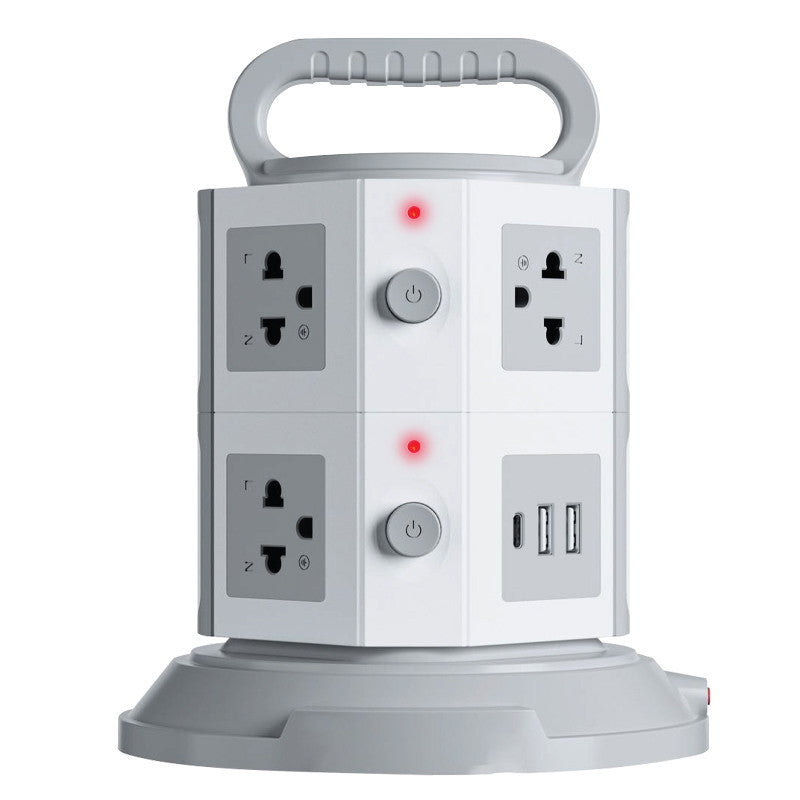 BLL B82 ปลั๊กไฟทาวเวอร์ (2 สวิตซ์ + 7 ช่องเสียบ+ 3 USB)