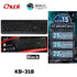 OKER KB-318 BLACK SLIM+DESKTOP KEYBOARD USB WATERPOOF KEYBOARD รับประกัน1ปี
