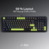 EGA TYPE CMK11 WHITE Saiko clicky Switch คีย์บอร์ดเกมมิ่งไร้สาย