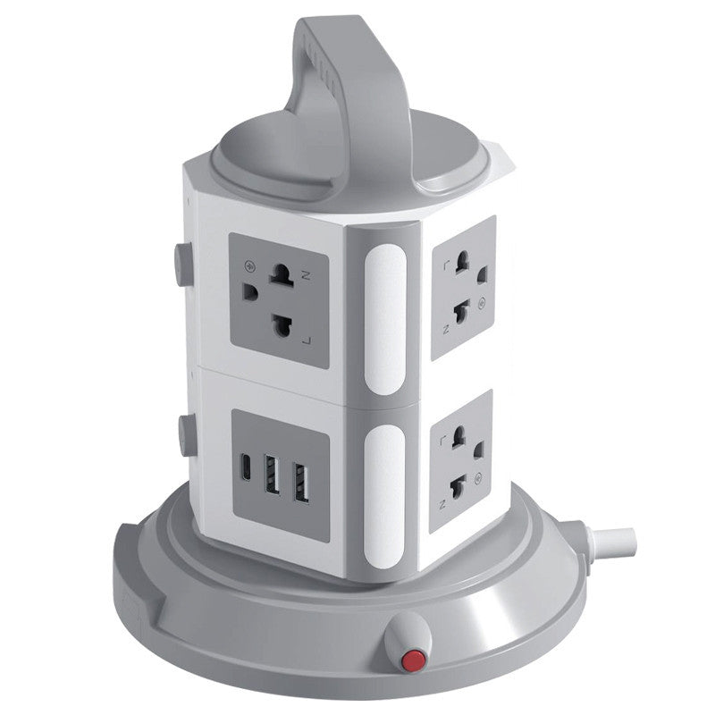 BLL B82 ปลั๊กไฟทาวเวอร์ (2 สวิตซ์ + 7 ช่องเสียบ+ 3 USB)