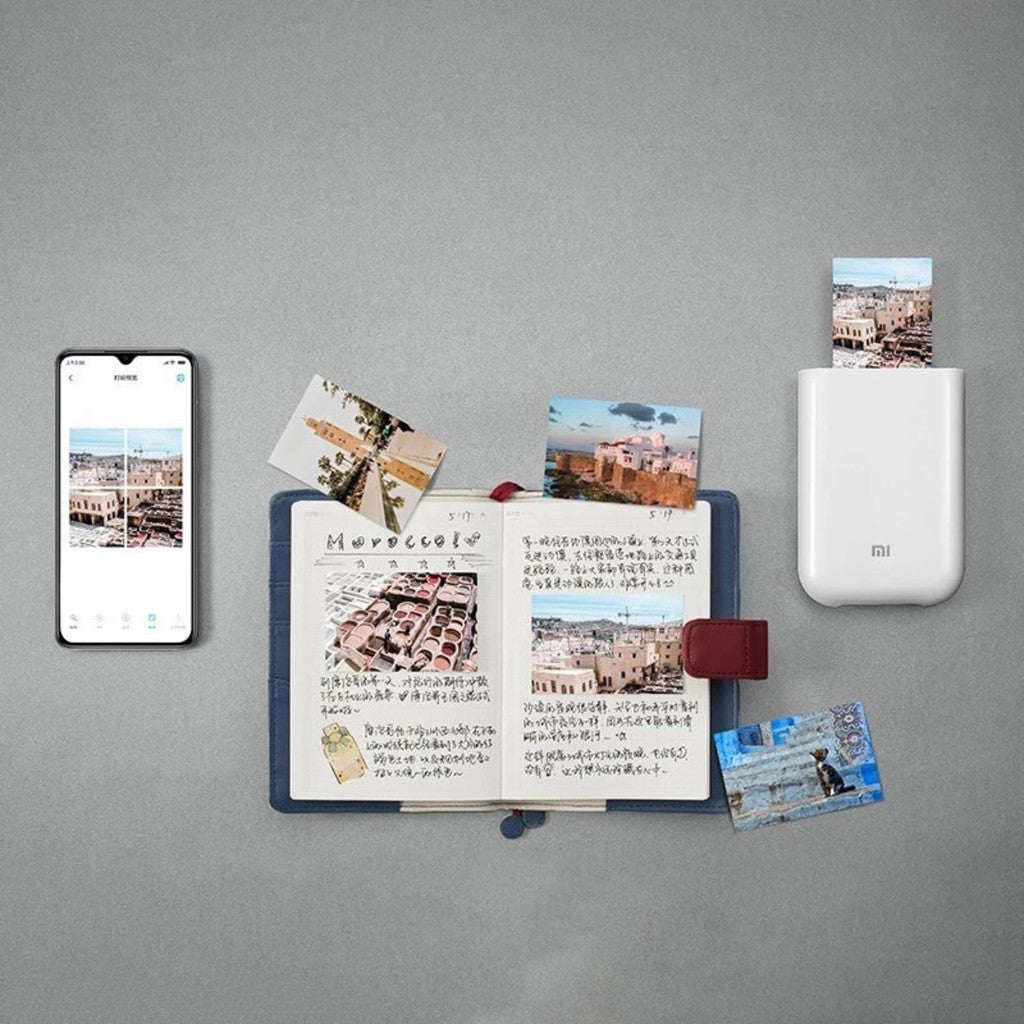Xiaomi Portable Photo Printer Paper 2x3 inch 20-Sheets กระดาษปริ้น กระดาษพิมพ์ไร้หมึก