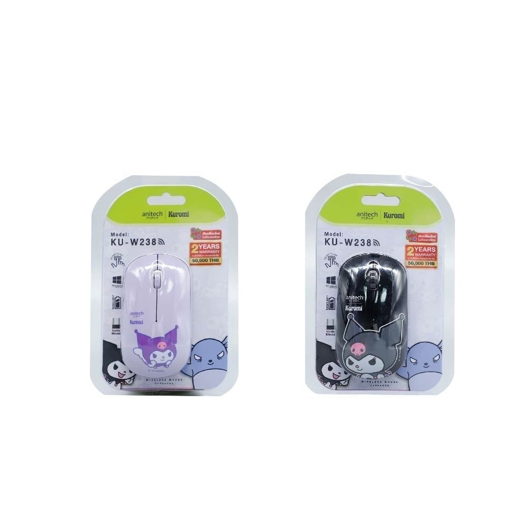 ANITECH X SANRIO เม้าส์ไร้สาย รุ่น KU-W238 WIRELESS MOUSE SILENT CLICK เสียงเงียบ