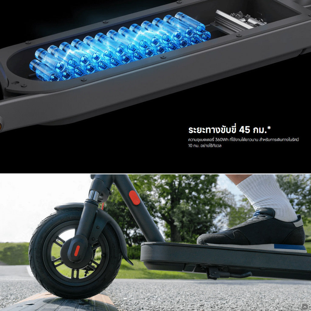 Xiaomi Electric Scooter Elite สกู๊ตเตอร์ไฟฟ้า พับเก็บง่าย ความเร็วสูงสุด 25km/h รับประกัน 1 ปี