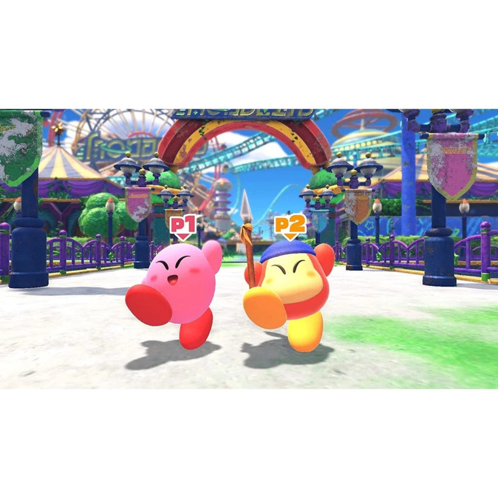 Nintendo Switch Kirby and the Forgotten Land ตลับเกม แผ่นเกม มือหนึ่ง