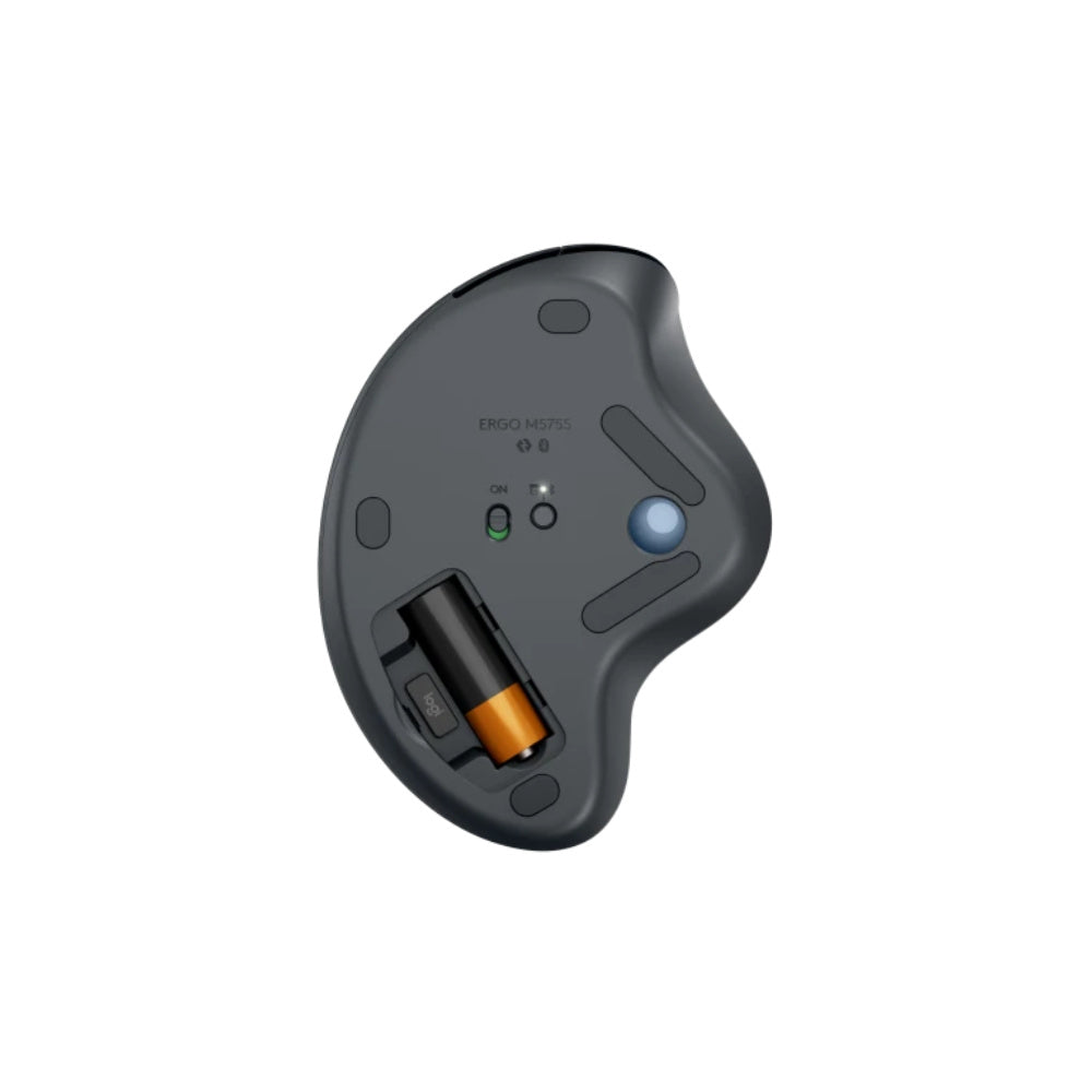 LOGITECH ERGO M350S GRAPHITE WIRELESS TRACKBALL MOUSE เมาส์แทร็กบอลล์ไร้สาย