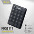 NUBWO NKB111 BLUETOOTH NUMERRIC KEYPAD คีย์บอร์ดตัวเลขบลูทูธ รับประกัน 1 ปี