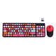 OKER WIRELESS KEYBOARD K719 ชุดคีย์บอร์ด+เมาส์ไร้สาย
