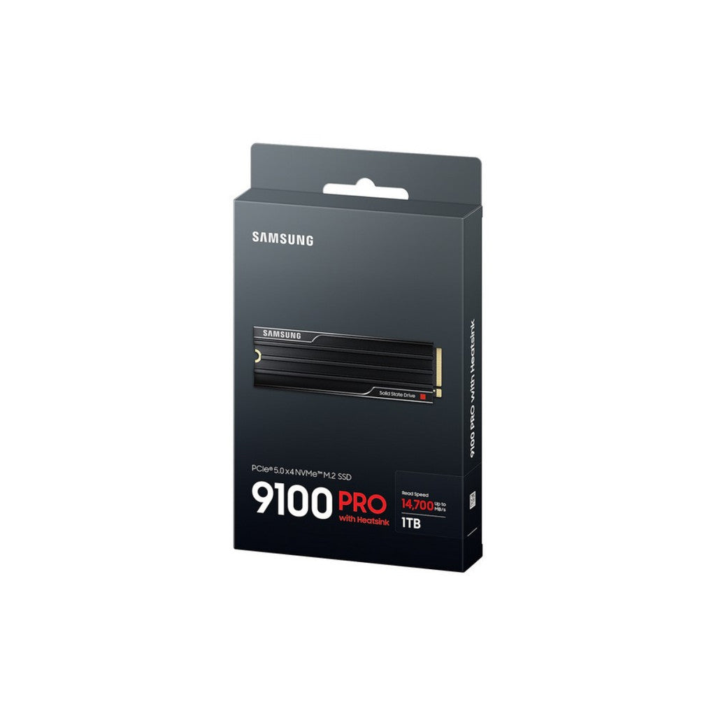 SAMSUNG 9100 PRO Heatsink SSD M.2 ความจุ 1TB 14,800 / 13,400 MB/s (MZ-VAP1T0CW) รับประกัน 5 ปี