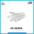 LINK US-6620A (1 แพ็ค/10 ชิ้น) CAT6 LOCKING PLUG BOOT Transparent แบบล็อคหัว CAT6 สีโปร่งใส