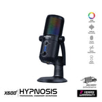 NUBWO X600+ HYPNOSIS MICROPHONE ไมค์สตรีมมิ่ง แคสเกมส์ อัดเสียง มีไฟ RGB ประกัน 2ปี