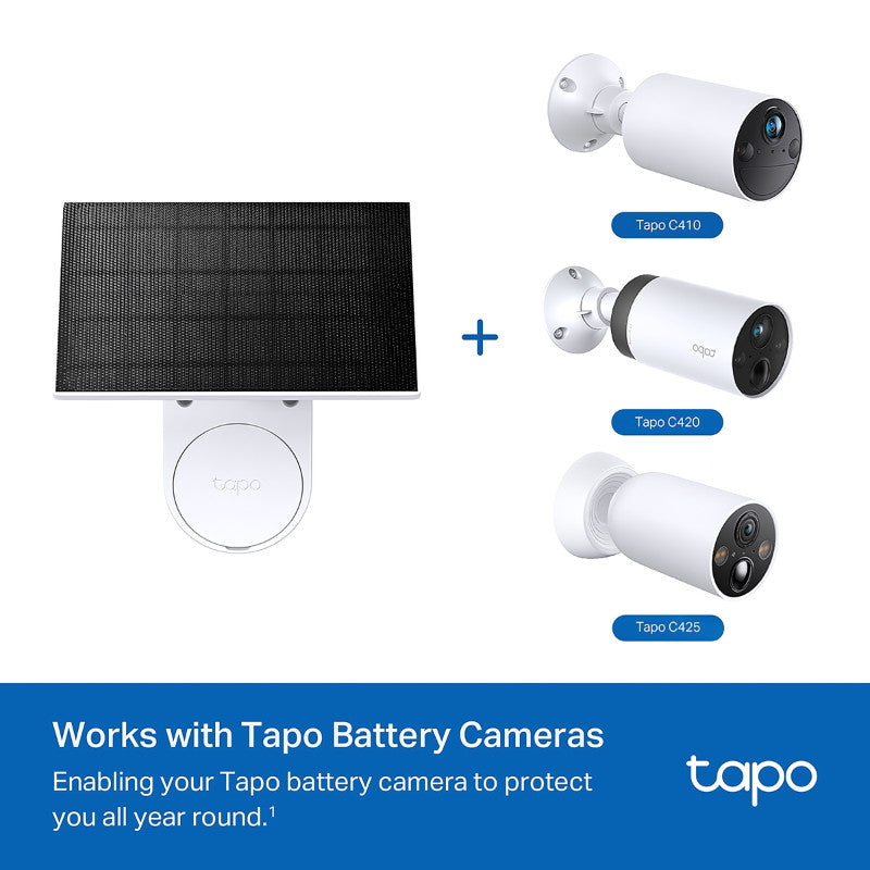 TP-LINK TAPO A201 Solar Panel แผงโซล่าเซลล์สำหรับกล้องแบตเตอรี่