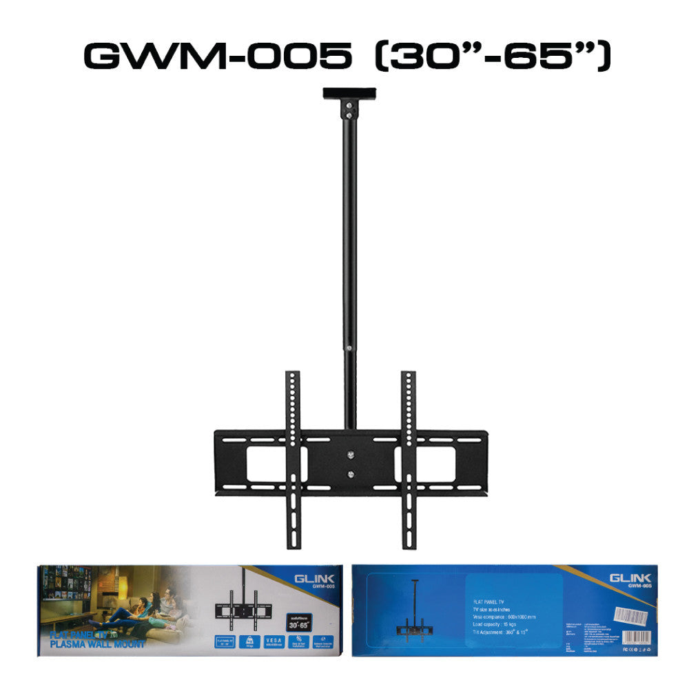 GLINK GWM-005A ขาแขวนทีวี FLAT PANEL TV WALLMOUNT 26-65 นิ้ว รับน้ำหนักสูงสุด 15KG