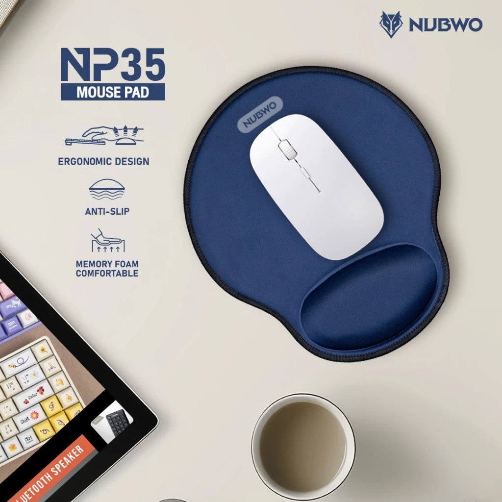 NUBWO NP035 Blue แผ่นรองข้อมือ