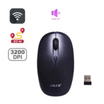 OKER MOUSE M934 BLACK / WHITE เมาส์ไร้สาย 2.4GHz
