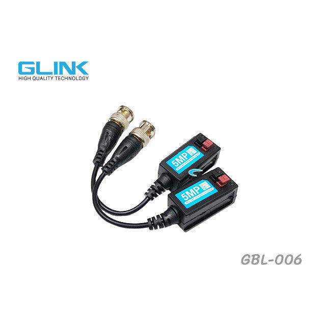 GLINK GBL-006 BALUN 5 MP 300-600 M. สำหรับใช้งานกับกล้องวงจรปิด